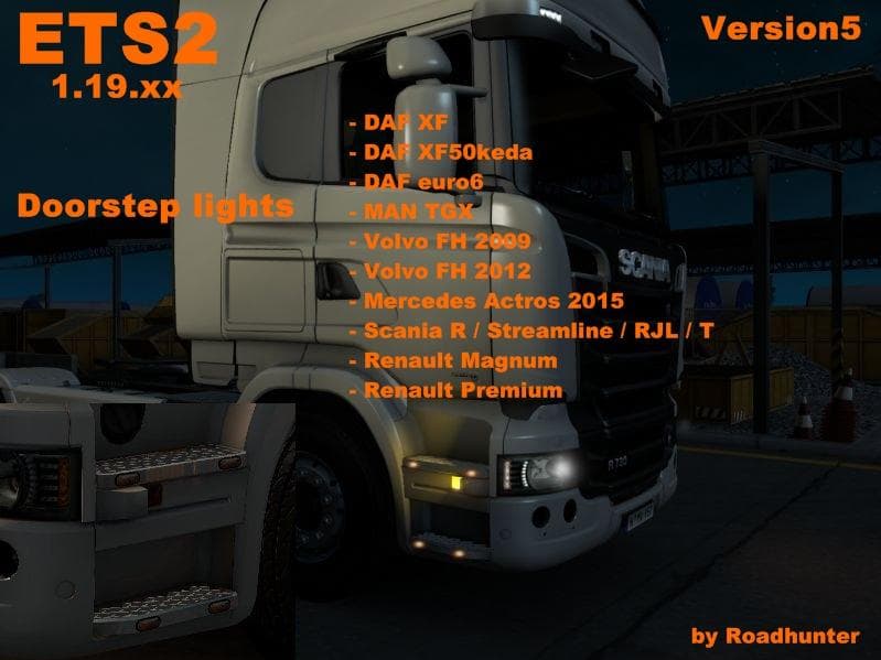 DOORSTEP LIGHTS – Parts mod for Euro Truck Simulator 2