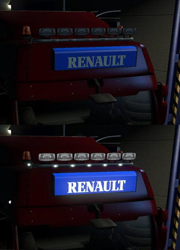 LIGHTBOX RENAULT PREMIUM 1.19 – Parts mod for Euro Truck Simulator 2