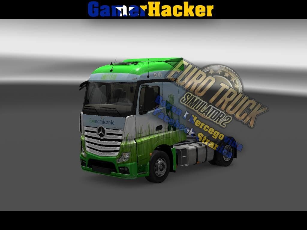 MERCEDES MP4 EKONOMICZNIE SKIN – Skins mod for Euro Truck Simulator 2