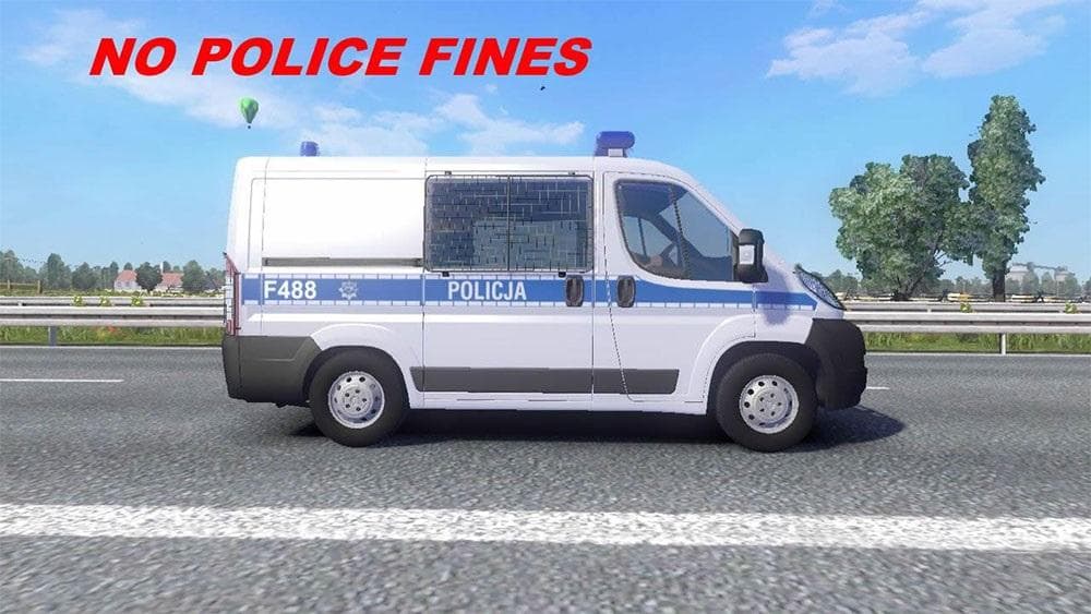 NO POLICE FINES – Sounds mod for Euro Truck Simulator 2