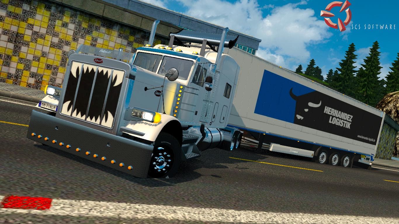 PETERBILT 379 CAT 1.18.1.3 – Trucks mod for Euro Truck Simulator 2