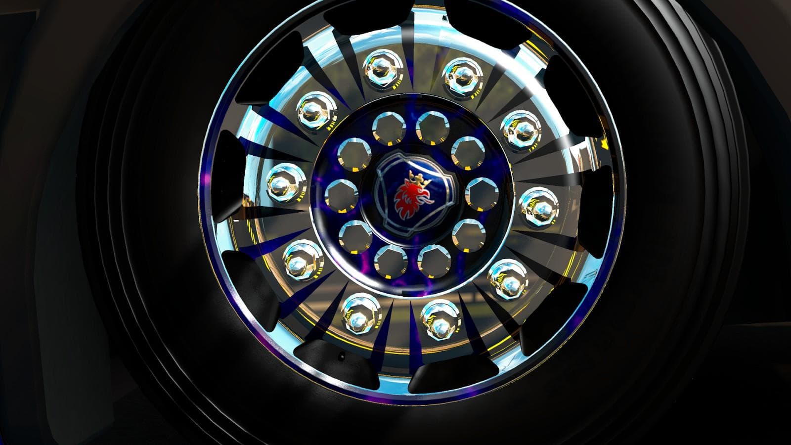 RODAS REEDITADAS SCANIA WHEEL – Parts mod for Euro Truck Simulator 2