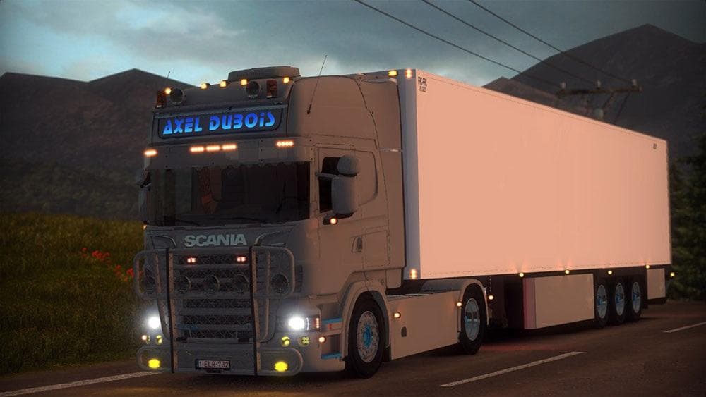 SCANIA ALEX DUBOIS + NEW LAMBERET SR2 – Trailers mod for Euro Truck Simulator 2