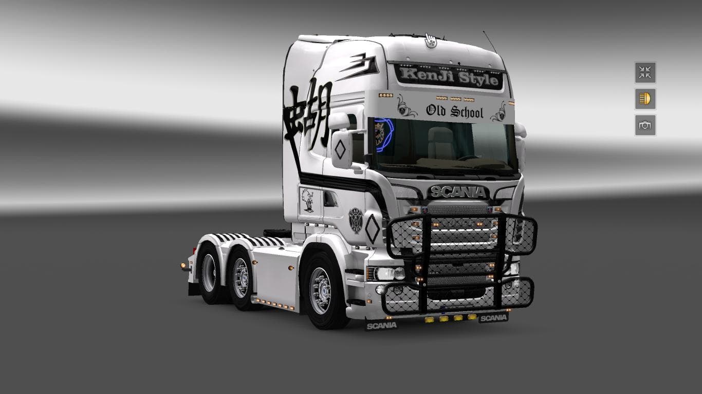 SCANIA RJL KENJI STYLE SKIN – Skins mod for Euro Truck Simulator 2