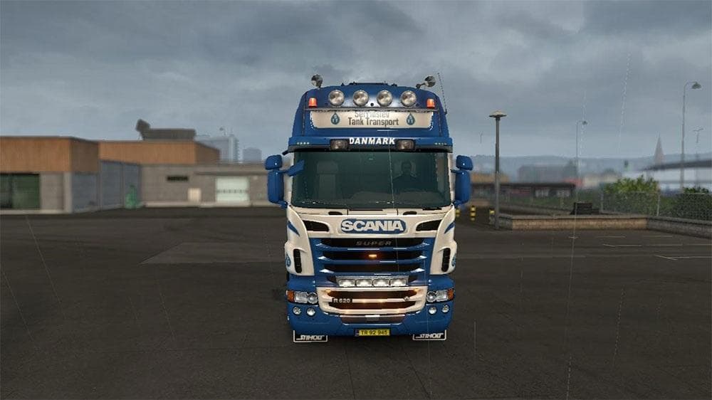 SERRRIDSLEV TANK TRANSPORT RJL – Trailers mod for Euro Truck Simulator 2