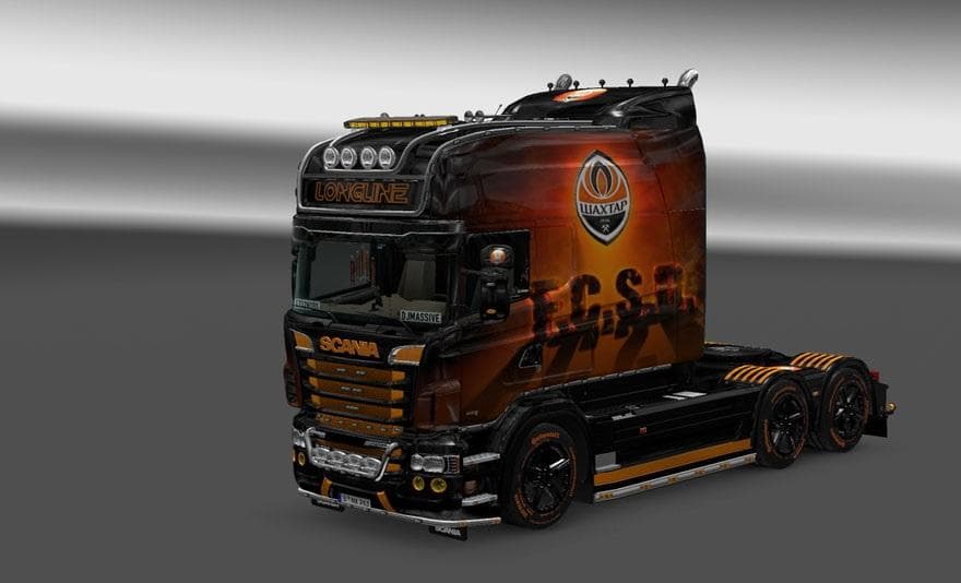 THE MINER SKIN FOR SCANIA RS EXC LONGLINE (RJL) – Skins mod for Euro Truck Simulator 2