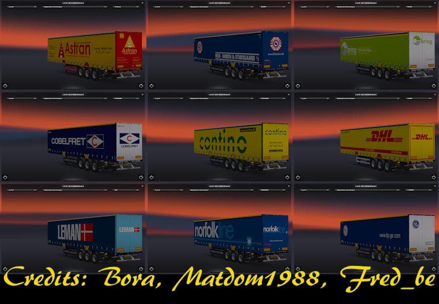 TRAILER PACK SCHMITZ 1.19.X – Trailers mod for Euro Truck Simulator 2