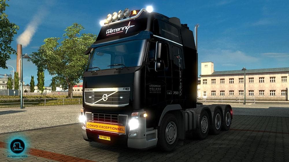 VAN DE WETERING B.V.VOLVO FH16 2009 8X4 TRUCK – Trucks mod for Euro Truck Simulator 2