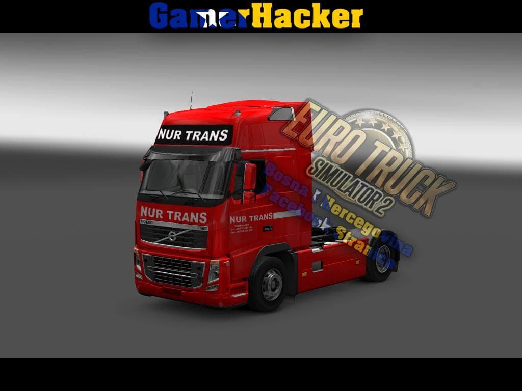 VOLVO FH16 CLASSIC NUR TRANS RED SKIN 1.19.X – Skins mod for Euro Truck Simulator 2