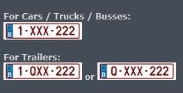 BELGIAN REALISTIC LICENSE PLATES – Skins mod for Euro Truck Simulator 2