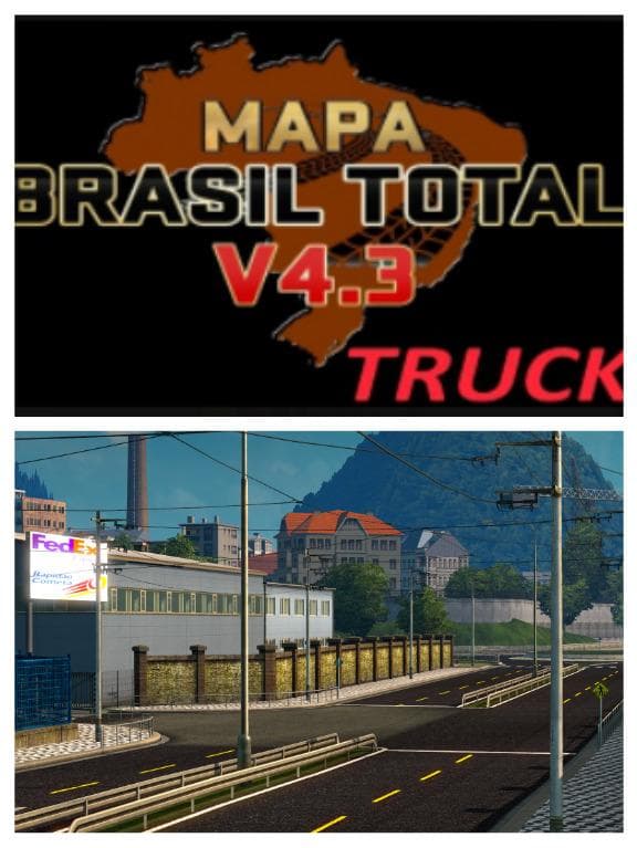 BRAZIL MAP – Maps mod for Euro Truck Simulator 2