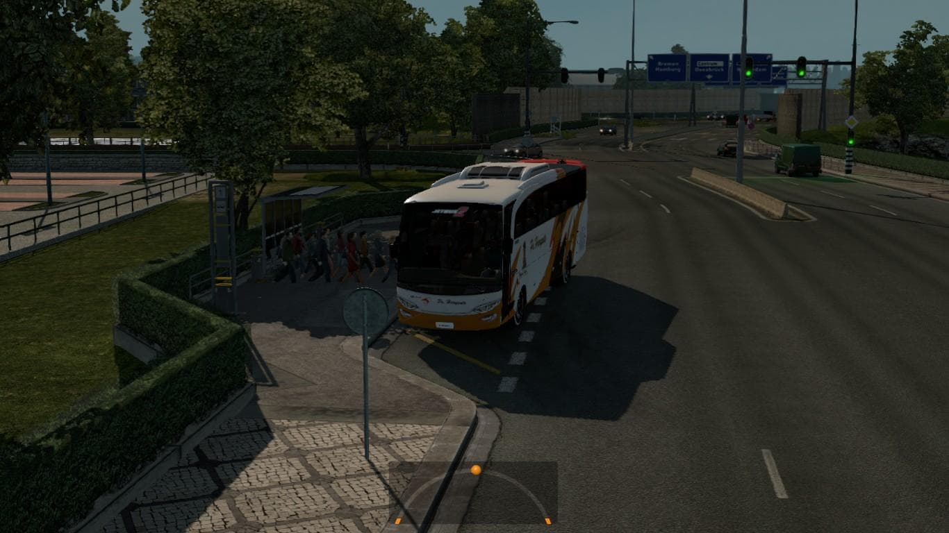 BUS PASSENGER TRANSPORT AND TERMINAL MODE V2 1.19 – Buses mod for Euro Truck Simulator 2