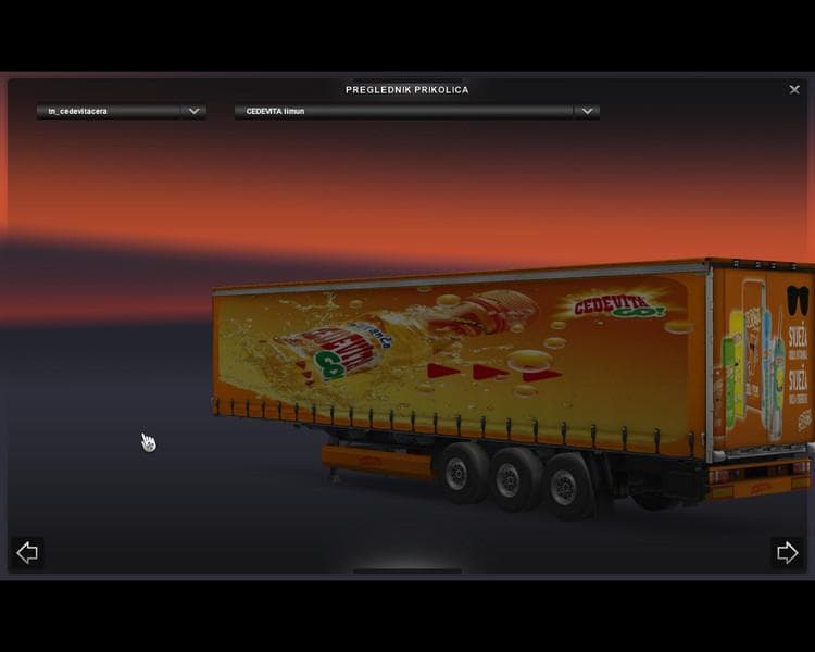 CEDEVITA TRAILER TARP – Trailers mod for Euro Truck Simulator 2