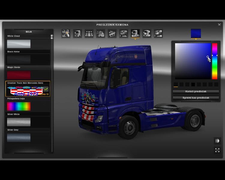 CROATIAN MB ACTROS 2014 V1.0 screenshot 3