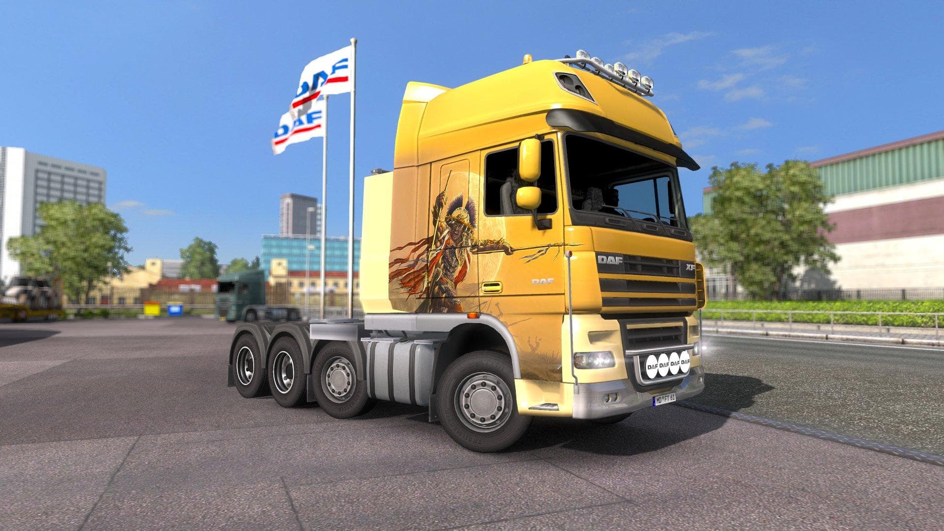 DAF XF 105.510 8X4 1.19.X – Trucks mod for Euro Truck Simulator 2