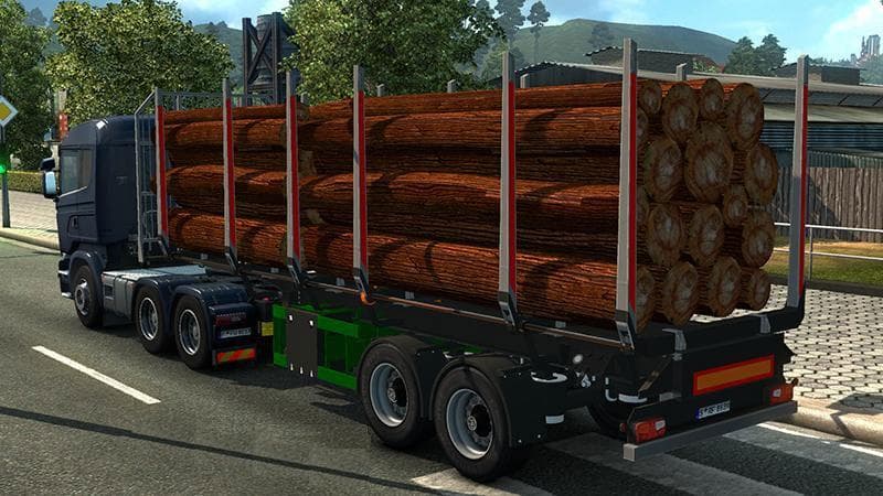 LOGS TRAILER 1.19.X – Trailers mod for Euro Truck Simulator 2