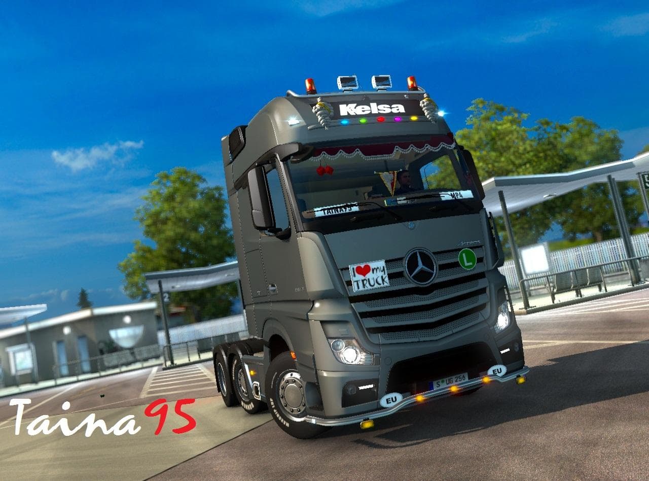 MERCEDES ACTROS MP4 – Trucks mod for Euro Truck Simulator 2