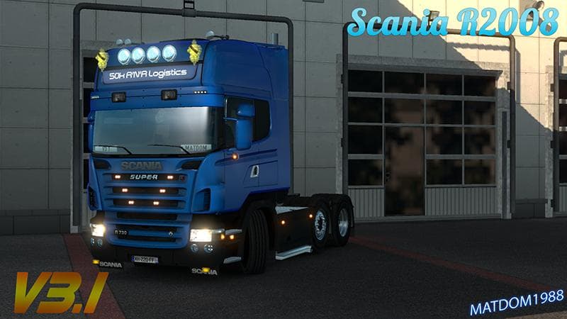 SCANIA R2008 1.19 – Trucks mod for Euro Truck Simulator 2