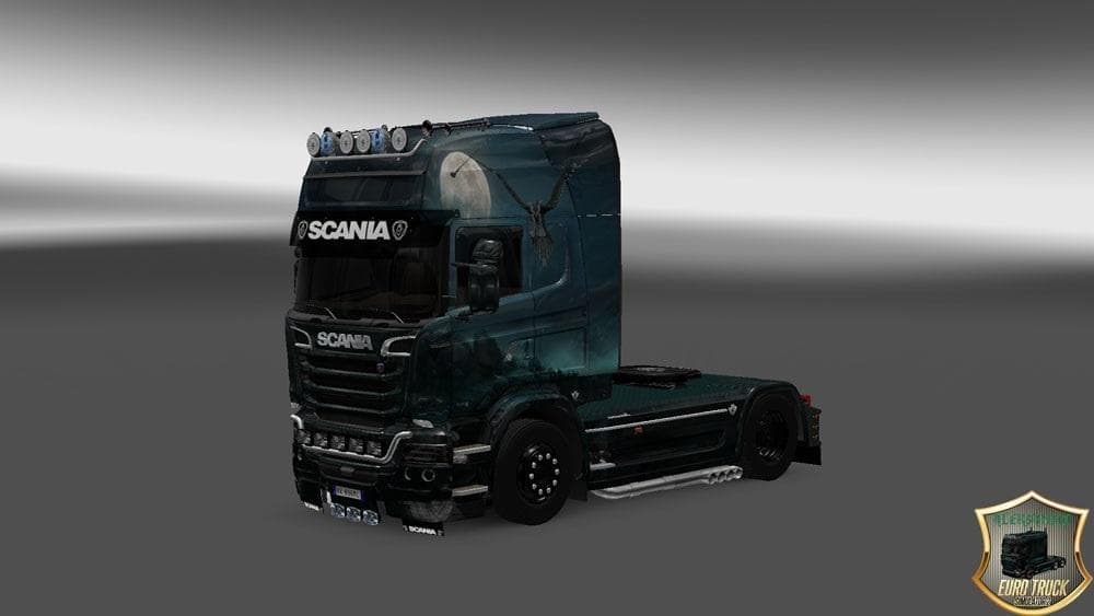 SCANIA STREAMLINE RAVEN SKIN – Skins mod for Euro Truck Simulator 2