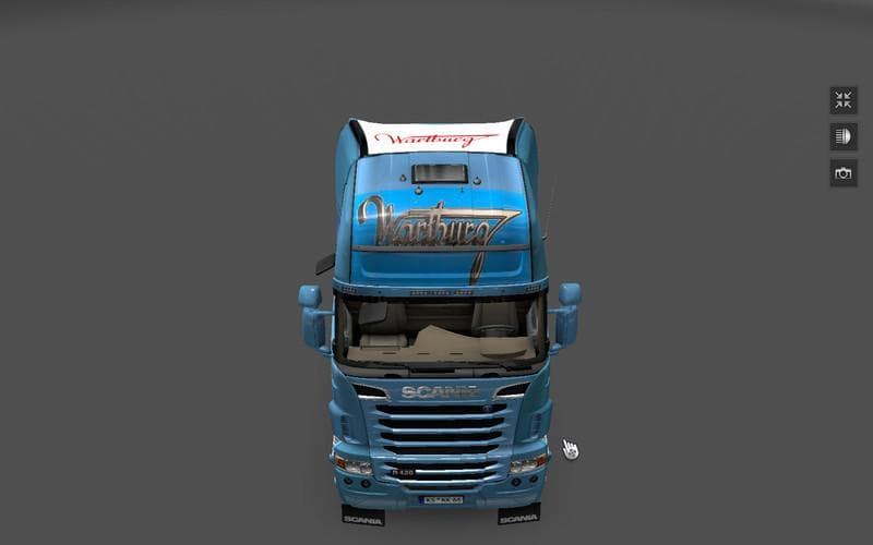 SCANIA TRUCK WARTBURG V1.0 screenshot 3