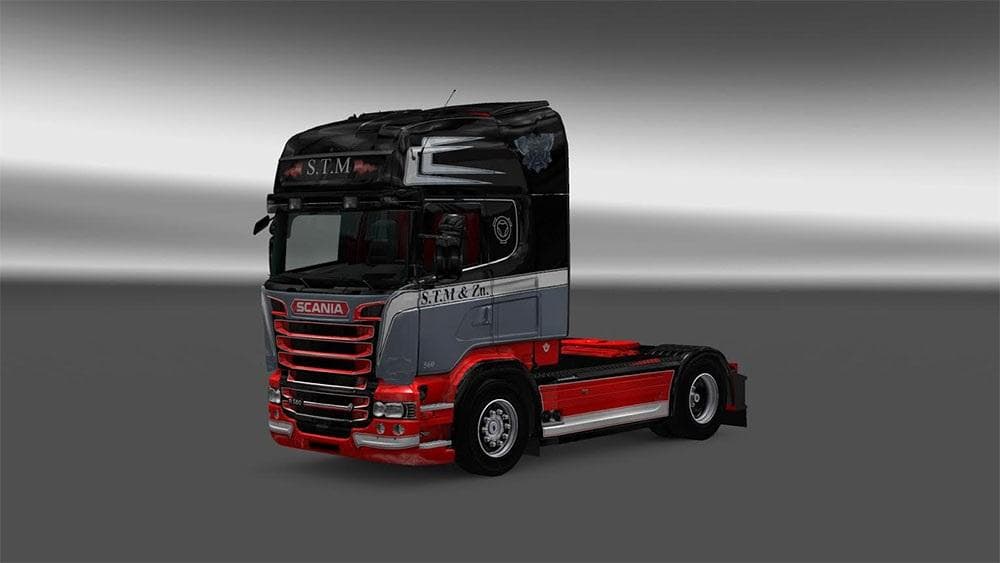 SKIN SCANIA RS S.T.M – Skins mod for Euro Truck Simulator 2