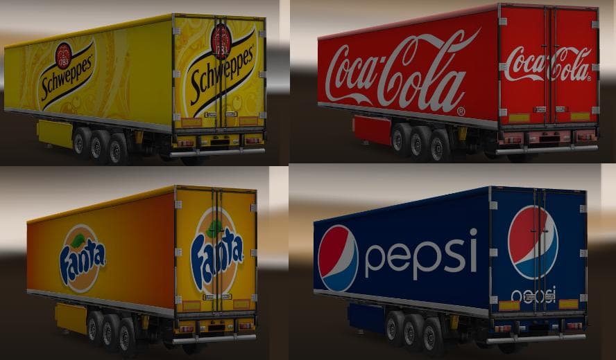 SOFT TRAILER PACK 1.19.XX – Trailers mod for Euro Truck Simulator 2