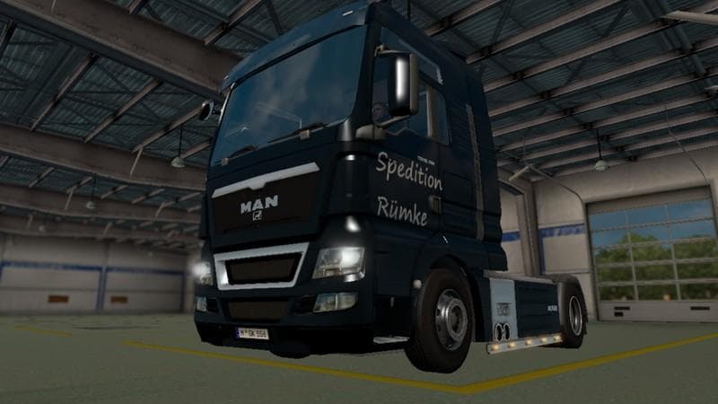 SPEDITION RUMKE MAN TGX – Skins mod for Euro Truck Simulator 2