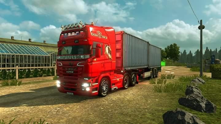 SWEDISH WIKING RED 1.19.XX – Skins mod for Euro Truck Simulator 2