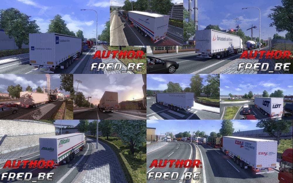 TRAILER PACK PROFILINER#8 – Trailers mod for Euro Truck Simulator 2