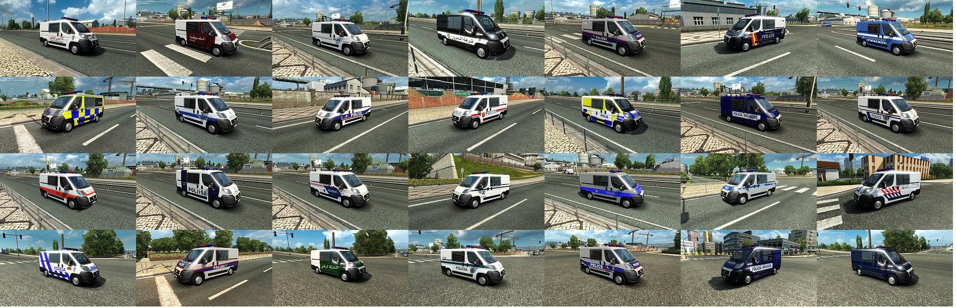 Europolice for 1.20.x – Skins mod for Euro Truck Simulator 2
