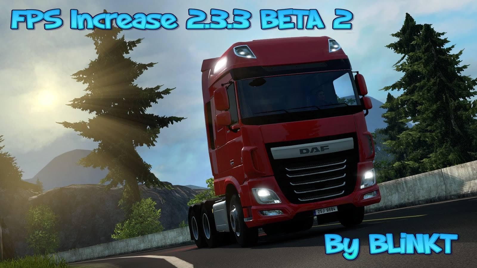 FPS Increase 2.3.3 BETA 2 – Sounds mod for Euro Truck Simulator 2