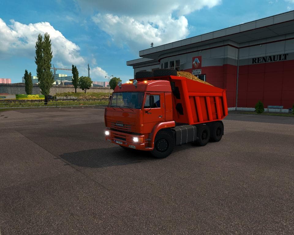KAMAZ + TRAILER 1.20.X – Trucks mod for Euro Truck Simulator 2