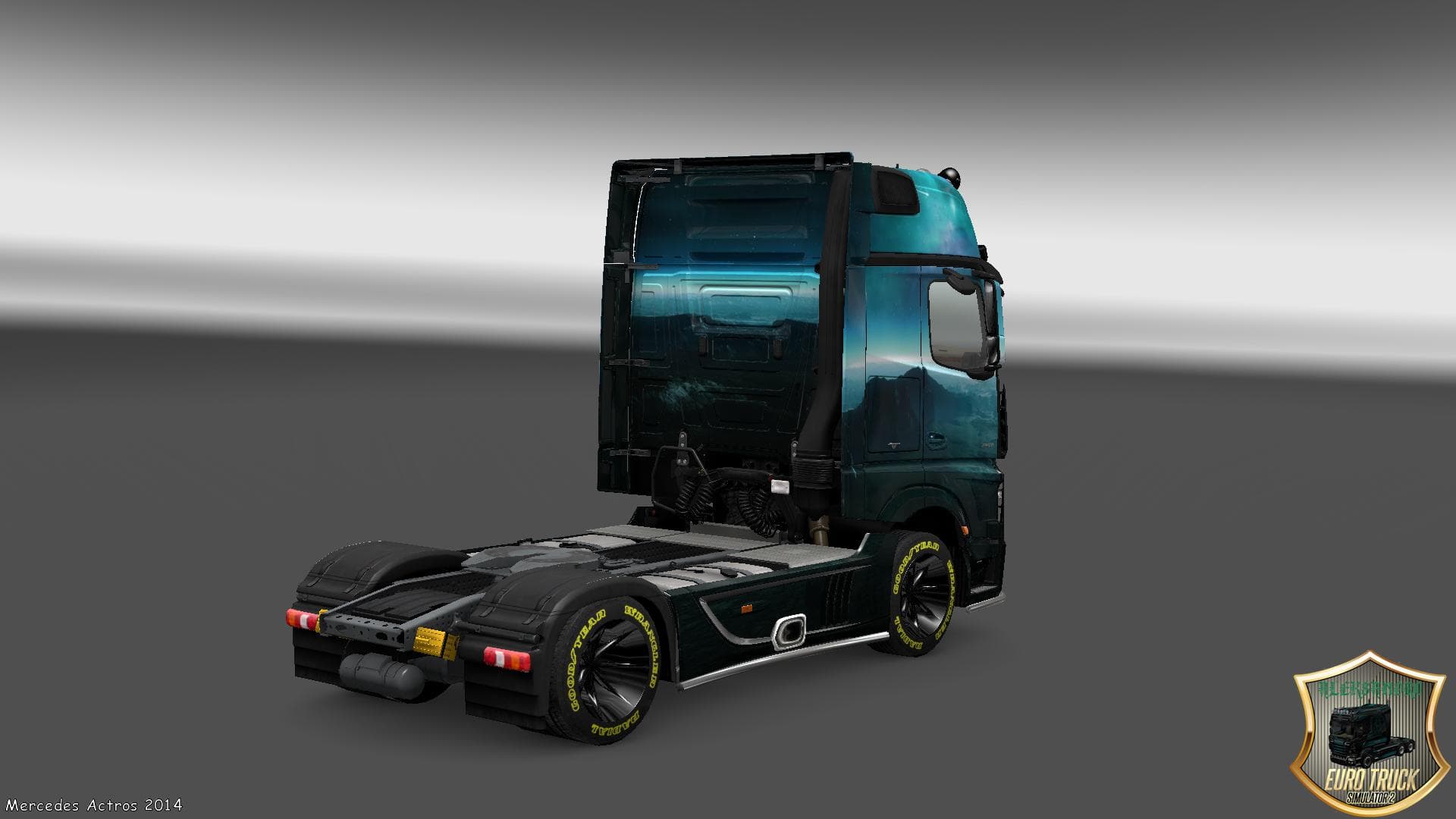 MERCEDES ACTROS 2014 FANTASTIC LANDSCAPE SKIN screenshot 3