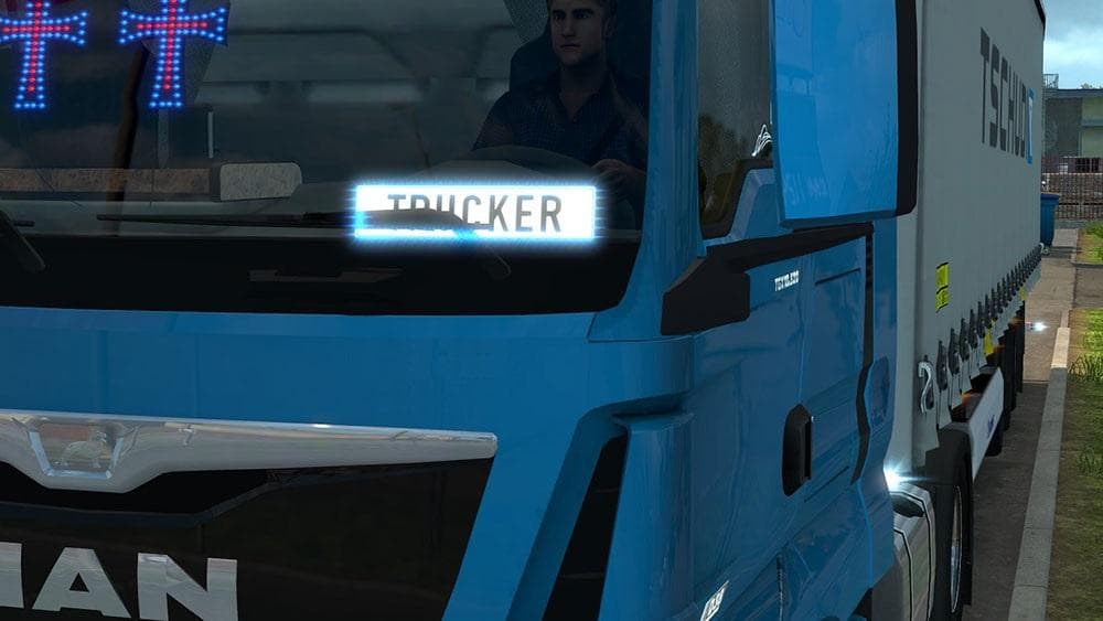 NAMEPLATE + TELEPASS FOR MAN EURO 6 – Skins mod for Euro Truck Simulator 2
