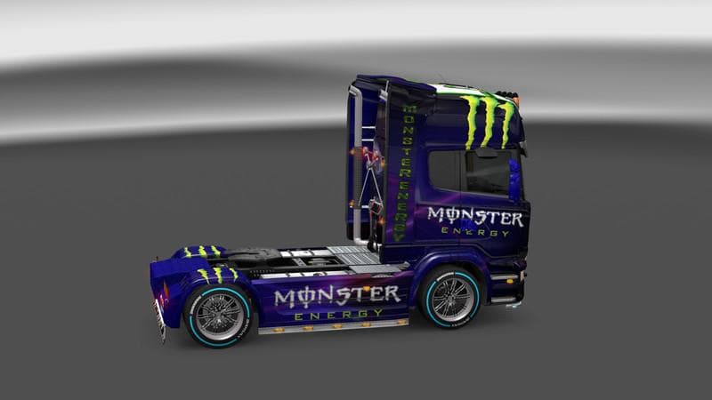 SCANIA STREAMLINE MONSTER ENERGY DRINK V1.19.X screenshot 3