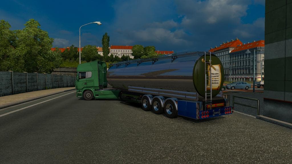 TANK TRAILER CHROME – Trailers mod for Euro Truck Simulator 2
