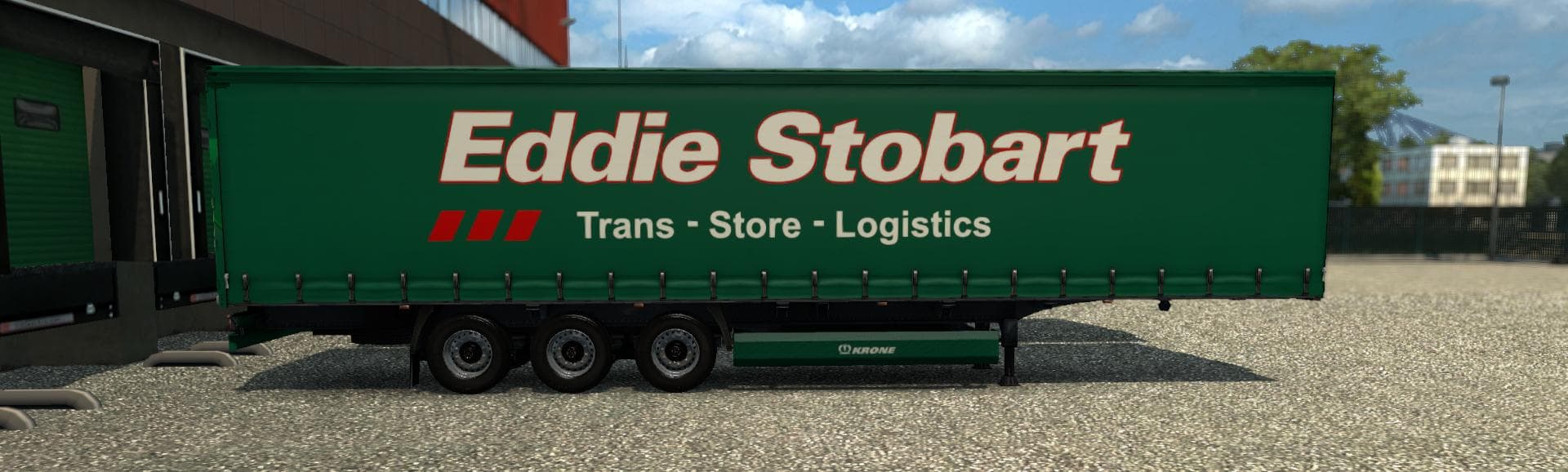 RE-EDITED KRONE PROFI LINER - EDDIE STOBART 1.0 – Trailers mod for Euro Truck Simulator 2
