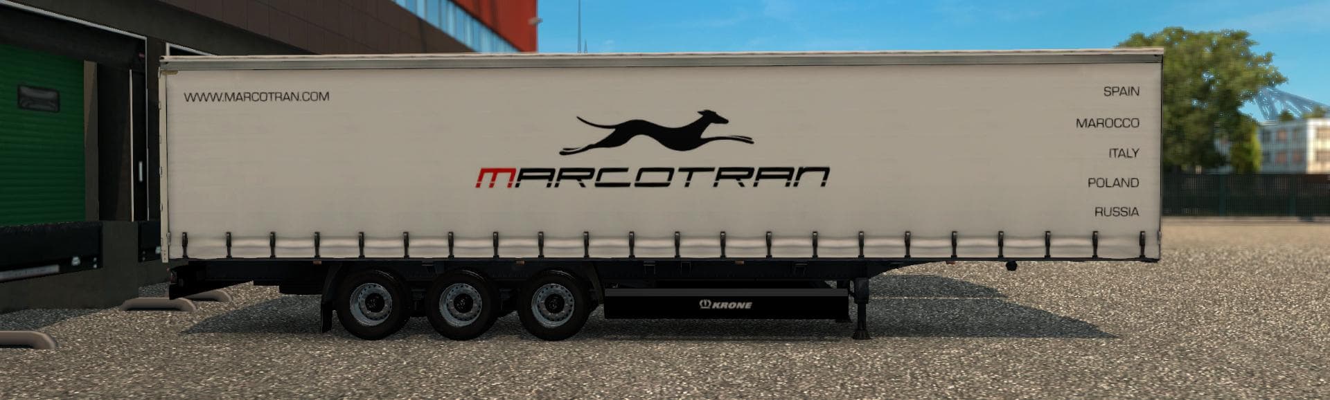 RE-EDITED KRONE PROFI LINER - MARCOTRAN 1.0 – Trailers mod for Euro Truck Simulator 2