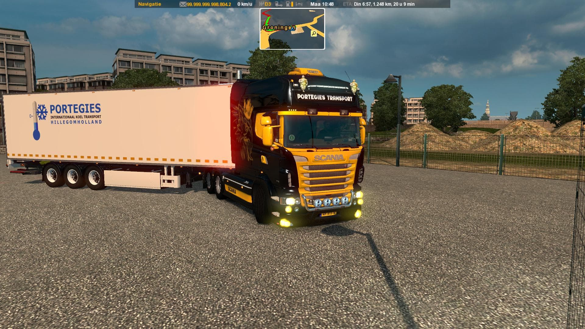 CHEREAU TRAILER WITH TAILGATE 1.21 - ETS2 mods download – trailers screenshot 2