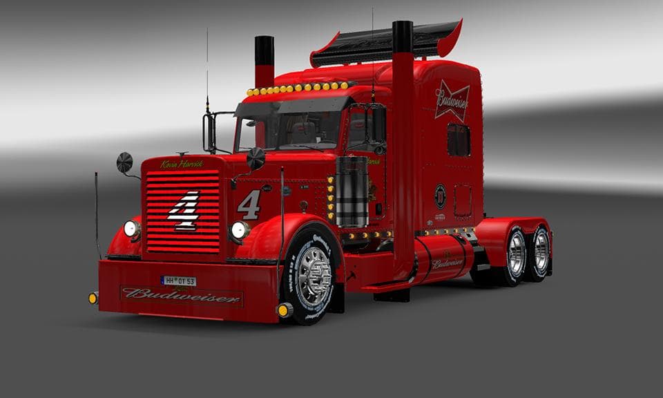 Kevin Harvick #4 transport 389 - ETS2 mods download – skins screenshot 2