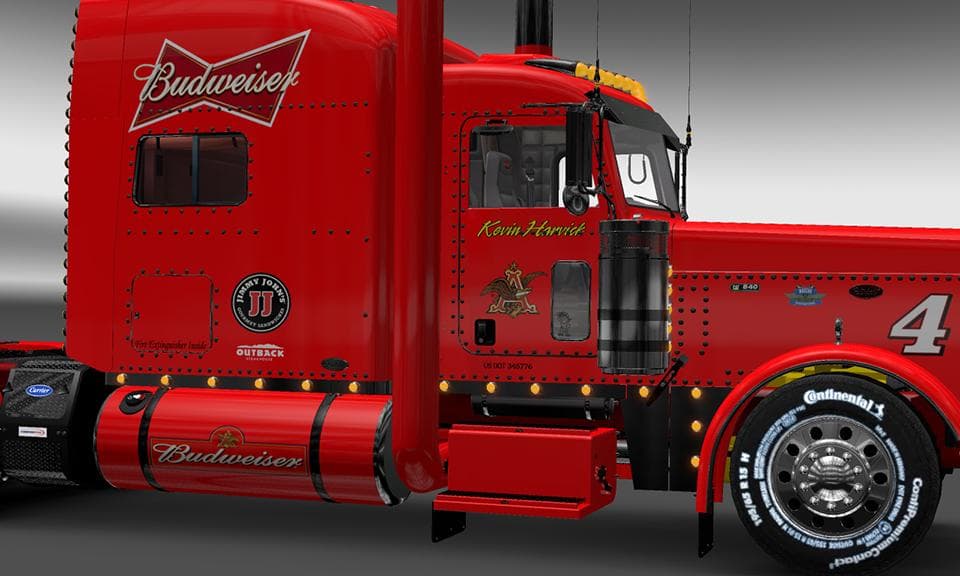 Kevin Harvick #4 transport 389 - ETS2 mods download – skins screenshot 3