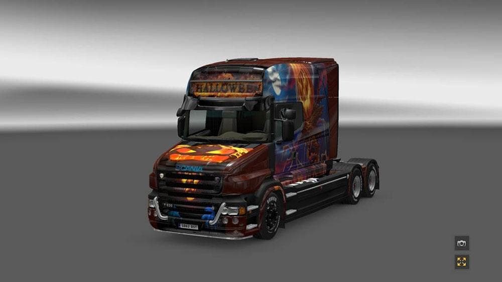 SCANIA T HALLOWEEN SKIN – Skins mod for Euro Truck Simulator 2