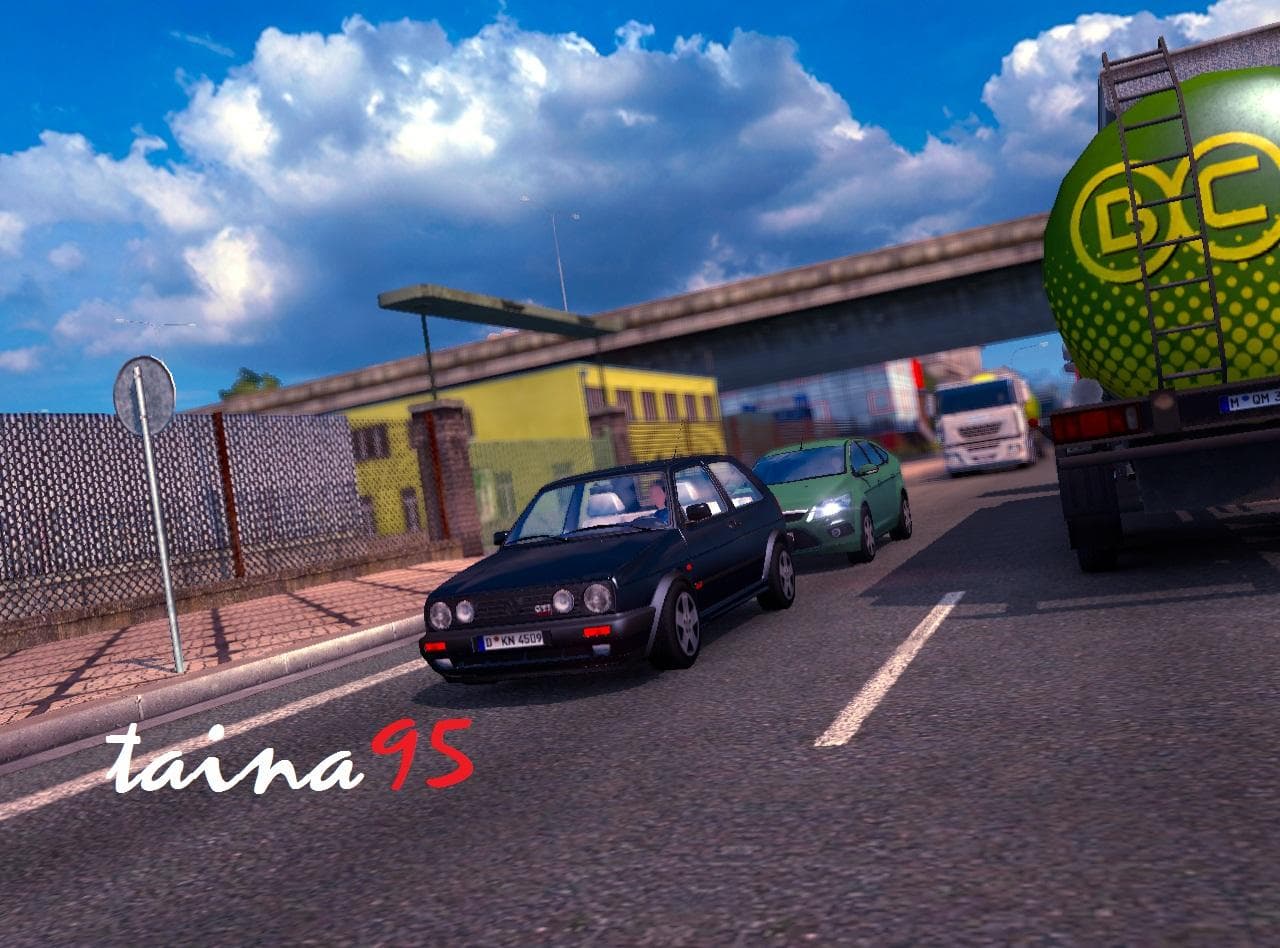 VW GTI AI TRAFFIC - ETS2 mods download – other screenshot 2