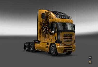 FREIGHTLINER ARGOSY PAINTED TRIAL SKIN – Skins mod for Euro Truck Simulator 2