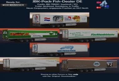 JBK PACK FISH DEALER – Skins mod for Euro Truck Simulator 2