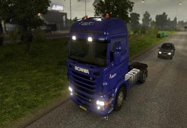 SCANIA HUBERT SKIN – Skins mod for Euro Truck Simulator 2