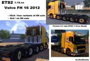 VOLVO FH 16 2012 10X4 – Trucks mod for Euro Truck Simulator 2