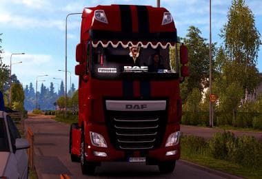 DAF XF EURO 6 INTERIOR FIX – Other mod for Euro Truck Simulator 2