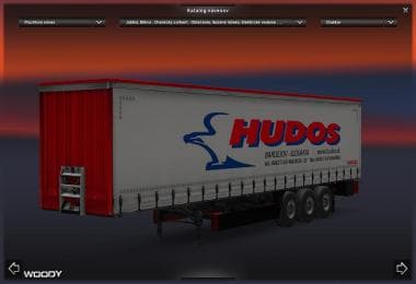 HUDOS S.R.O. COMPANY SKIN FOR DRAKKARTRANS TRAILERS – Skins mod for Euro Truck Simulator 2