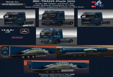 JBK-TRANS PACK 2015 – Skins mod for Euro Truck Simulator 2